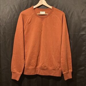 Spier & Mackay Sweatshirt Mens S Rust Burnt Orange Crewneck Pullover